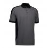 ARBEITS-POLO-SHIRT HERREN | PRO Wear Kontrast 322 von ID / Farbe: grau / 50% BAUMWOLLE 50% POLYESTER - | MEIN-KASACK.de 