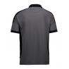 ARBEITS-POLO-SHIRT HERREN | PRO Wear Kontrast 322 von ID / Farbe: grau / 50% BAUMWOLLE 50% POLYESTER - | MEIN-KASACK.de 