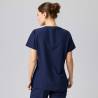 Damen - STRETCH-Kasack 702 - SlimFit von EXNER / Farbe: navy / 94% Polyester, 6% Spandex, 170 g - | MEIN-KASACK.de | kas