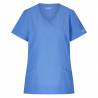 Damen - STRETCH-Kasack 702 - SlimFit von EXNER / Farbe: light blue / 94% Polyester, 6% Spandex, 170 g - | MEIN-KASACK.de