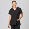 Damen - STRETCH-Kasack 704 - RegularFit von EXNER / Farbe: schwarz / 94% Polyester, 6% Spandex, 170 g - | MEIN-KASACK.de