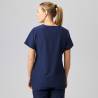 Damen - STRETCH-Kasack 704 - RegularFit von EXNER / Farbe: navy / 94% Polyester, 6% Spandex, 170 g - | MEIN-KASACK.de | 