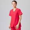 Damen - STRETCH-Kasack 704 - RegularFit von EXNER / Farbe: rot / 94% Polyester, 6% Spandex, 170 g - | MEIN-KASACK.de | k