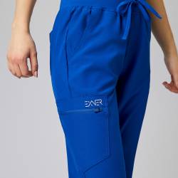 Damenhose Sportsline 703 SlimFit von EXNER / Farbe: royal blau / 96% Polyester 4% Spandex 170gm2 - | MEIN-KASACK.de | ka