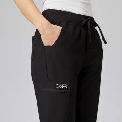 Damenhose Sportsline 703 SlimFit von EXNER / Farbe: schwarz / 96% Polyester 4% Spandex 170gm2 - | MEIN-KASACK.de | kasac