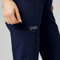 Damenhose Sportsline 703 SlimFit von EXNER / Farbe: navy / 96% Polyester 4% Spandex 170gm2 - | MEIN-KASACK.de | kasack |