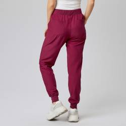 Damenhose Sportsline 703 SlimFit von EXNER / Farbe: bordeaux / 96% Polyester 4% Spandex 170gm2 - | MEIN-KASACK.de | kasa