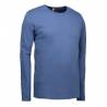 RESTPOSTEN: Interlock Herren T-Shirt | Langarm| 0518 von ID / Farbe: indigo / 100% BAUMWOLLE - | MEIN-KASACK.de | kasack