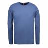 RESTPOSTEN: Interlock Herren T-Shirt | Langarm| 0518 von ID / Farbe: indigo / 100% BAUMWOLLE - | MEIN-KASACK.de | kasack