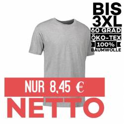 ARBEITS-T-SHIRT (Unisex - Herren - Damen) | 500 von ID / Farbe: grau / 100% BAUMWOLLE - | MEIN-KASACK.de | kasack | kasa