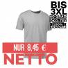 ARBEITS-T-SHIRT (Unisex - Herren - Damen) | 500 von ID / Farbe: grau / 100% BAUMWOLLE - | MEIN-KASACK.de | kasack | kasa