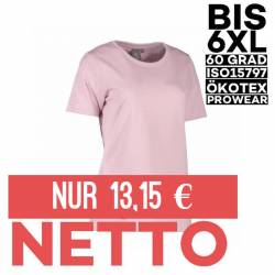 PRO Wear Damen T-Shirt 317 von ID / Farbe: stovet rosa / 50% BAUMWOLLE 50%  POLYESTER Farbe Pink Größe - US XS