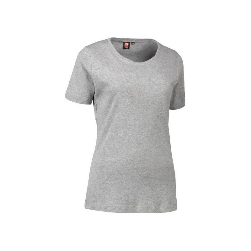 RESTPOSTEN: ARBEITS-T-SHIRT DAMEN | Interlock 508 von ID / Farbe: grau / 100% BAUMWOLLE | MEIN-KASACK.de - KASACK - KASACKS