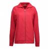 RESTPOSTEN: Full Zip Damen Sweat | 629 von ID / Farbe: rot / 60% BAUMWOLLE 40% POLYESTER - | MEIN-KASACK.de | kasack | k