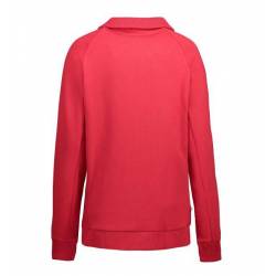 RESTPOSTEN: Full Zip Damen Sweat | 629 von ID / Farbe: rot / 60% BAUMWOLLE 40% POLYESTER - | MEIN-KASACK.de | kasack | k