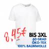 ARBEITS-T-SHIRT (Unisex - Herren - Damen) | 500 von ID / Farbe: weiß / 100% BAUMWOLLE - | MEIN-KASACK.de | kasack | kasa