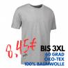 ARBEITS-T-SHIRT (Unisex - Herren - Damen) | 500 von ID / Farbe: grau / 100% BAUMWOLLE - | MEIN-KASACK.de | kasack | kasa