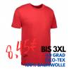 ARBEITS-T-SHIRT (Unisex - Herren - Damen) | 500 von ID / Farbe: rot / 100% BAUMWOLLE - | MEIN-KASACK.de | kasack | kasac