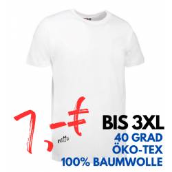 ARBEITS-T-SHIRT HERREN | YES 2000 von ID / Farbe: weiß / 100% BAUMWOLLE - | MEIN-KASACK.de | kasack | kasacks | kassak |