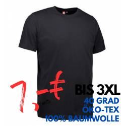 ARBEITS-T-SHIRT HERREN | YES 2000 von ID / Farbe: schwarz / 100% BAUMWOLLE - | MEIN-KASACK.de | kasack | kasacks | kassa