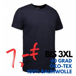 ARBEITS-T-SHIRT HERREN | YES 2000 von ID / Farbe: navy / 100% BAUMWOLLE - | MEIN-KASACK.de | kasack | kasacks | kassak |