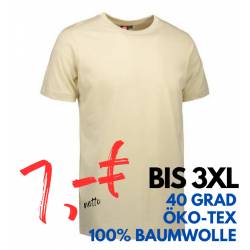 ARBEITS-T-SHIRT HERREN | YES 2000 von ID / Farbe: kitt / 100% BAUMWOLLE - | MEIN-KASACK.de | kasack | kasacks | kassak |