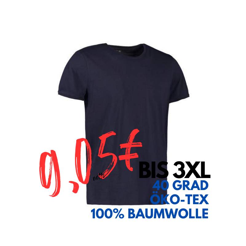 ARBEITS-T-SHIRT HERREN | CORE O-Neck Tee 540 von ID / Farbe: navy / 100% BAUMWOLLE | MEIN-KASACK.de - KASACK - KASACKS