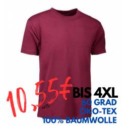 ARBEITS-T-SHIRT HERREN | T-TIME 510 von ID / Farbe: bordeaux / 100% BAUMWOLLE - | MEIN-KASACK.de | kasack | kasacks | ka