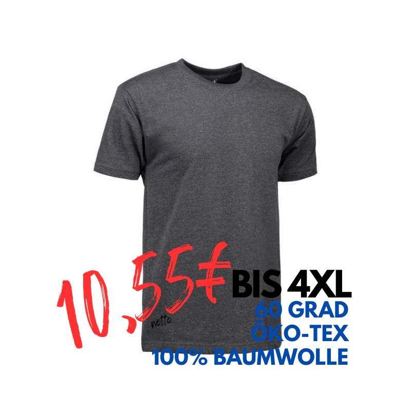 ARBEITS-T-SHIRT HERREN | T-TIME 510 von ID / Farbe: graphit / 100% BAUMWOLLE | MEIN-KASACK.de - KASACK - KASACKS