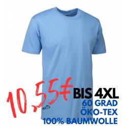 ARBEITS-T-SHIRT HERREN | T-TIME 510 von ID / Farbe: hellblau / 100% BAUMWOLLE - | MEIN-KASACK.de | kasack | kasacks | ka