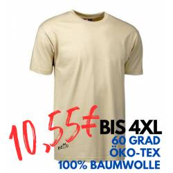 ARBEITS-T-SHIRT HERREN | T-TIME 510 von ID / Farbe: kitt / 100% BAUMWOLLE - | MEIN-KASACK.de | kasack | kasacks | kassak