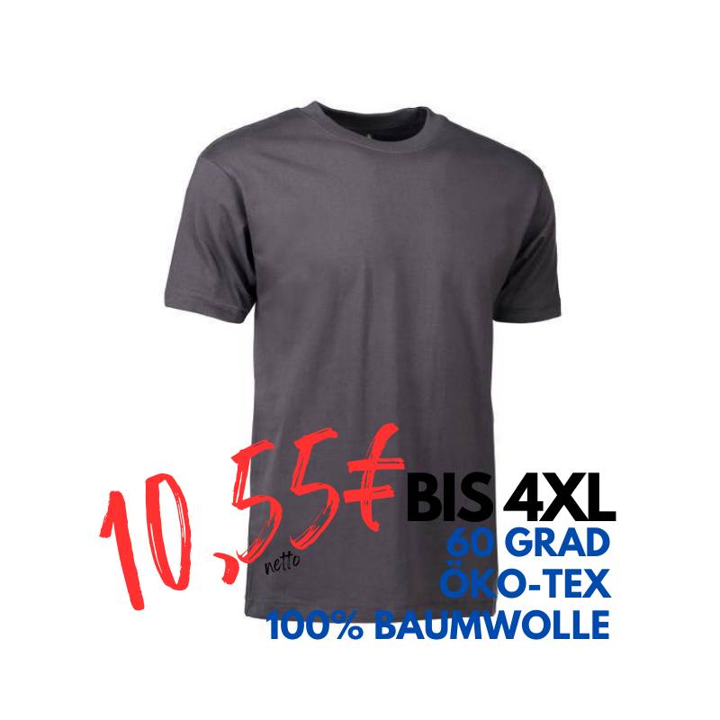 ARBEITS-T-SHIRT HERREN | T-TIME 510 von ID / Farbe: koks / 100% BAUMWOLLE | MEIN-KASACK.de - KASACK - KASACKS