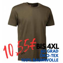 ARBEITS-T-SHIRT HERREN | T-TIME 510 von ID / Farbe: oliv / 100% BAUMWOLLE - | MEIN-KASACK.de | kasack | kasacks | kassak