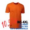 ARBEITS-T-SHIRT HERREN | T-TIME 510 von ID / Farbe: orange / 100% BAUMWOLLE - | MEIN-KASACK.de | kasack | kasacks | kass