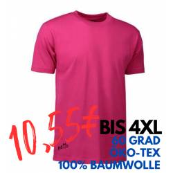 ARBEITS-T-SHIRT HERREN | T-TIME 510 von ID / Farbe: pink / 100% BAUMWOLLE - | MEIN-KASACK.de | kasack | kasacks | kassak