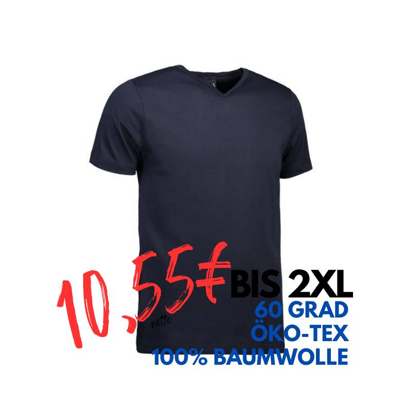 ARBEITS-T-SHIRT HERREN | T-TIME 514 von ID / Farbe: navy / 100% BAUMWOLLE | MEIN-KASACK.de - KASACK - KASACKS