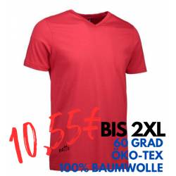 ARBEITS-T-SHIRT HERREN | T-TIME 514 von ID / Farbe: rot / 100% BAUMWOLLE - | MEIN-KASACK.de | kasack | kasacks | kassak 