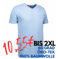 ARBEITS-T-SHIRT HERREN | T-TIME 514 von ID / Farbe: hellblau / 100% BAUMWOLLE - | MEIN-KASACK.de | kasack | kasacks | ka