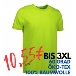 ARBEITS-T-SHIRT HERREN | T-TIME 502 von ID / Farbe: lime / 100% BAUMWOLLE - | MEIN-KASACK.de | kasack | kasacks | kassak