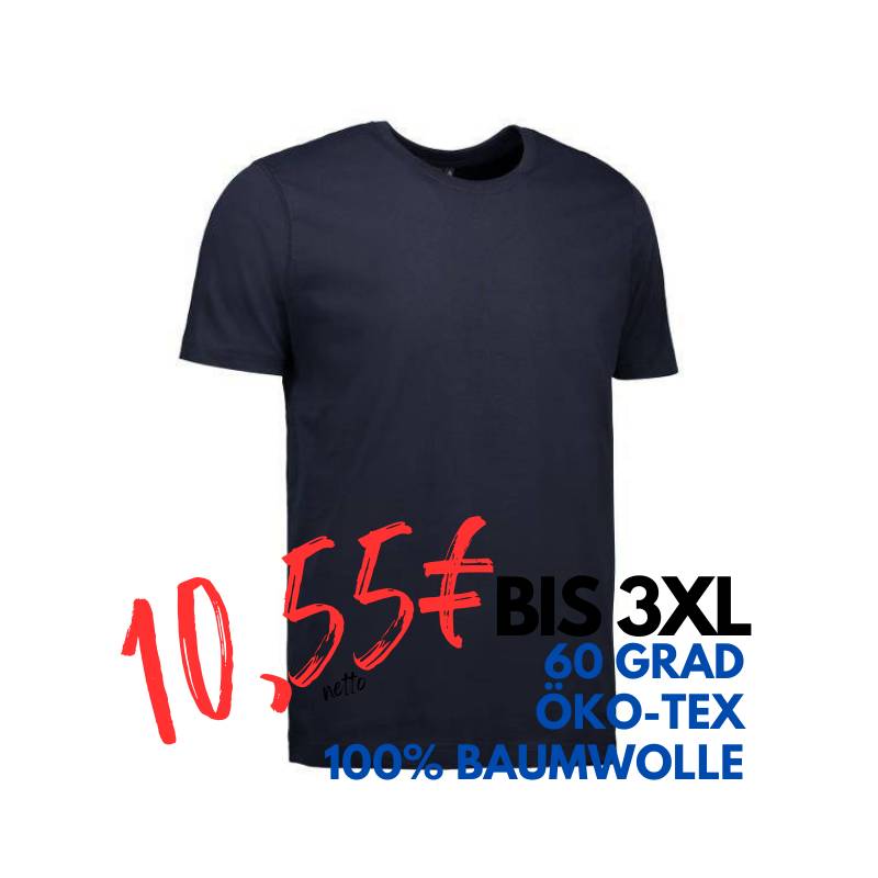 ARBEITS-T-SHIRT HERREN | T-TIME 502 von ID / Farbe: navy / 100% BAUMWOLLE | MEIN-KASACK.de - KASACK - KASACKS