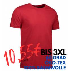 ARBEITS-T-SHIRT HERREN | T-TIME 502 von ID / Farbe: rot / 100% BAUMWOLLE - | MEIN-KASACK.de | kasack | kasacks | kassak 