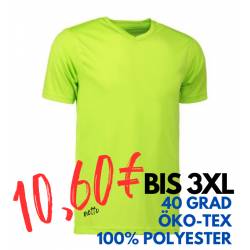 ARBEITS-T-SHIRT HERREN | YES Active 2030 von ID / Farbe: lime / 100% POLYESTER - | MEIN-KASACK.de | kasack | kasacks | k