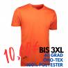 ARBEITS-T-SHIRT HERREN | YES Active 2030 von ID / Farbe: orange / 100% POLYESTER - | MEIN-KASACK.de | kasack | kasacks |