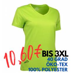 ARBEITS-T-SHIRT DAMEN | YES Active 2032 von ID / Farbe: lime / 100% POLYESTER - | MEIN-KASACK.de | kasack | kasacks | ka