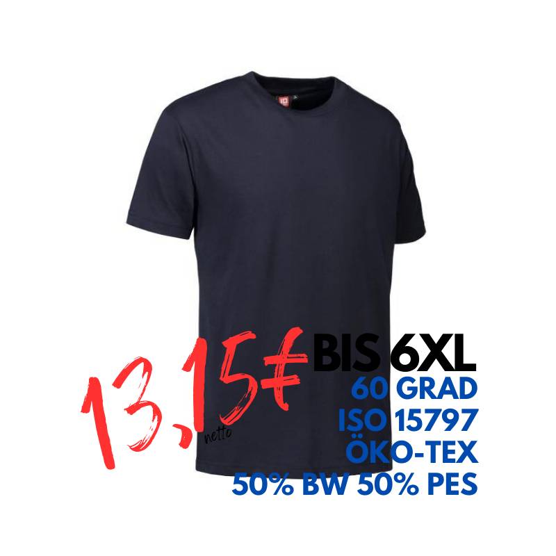 ARBEITS-T-SHIRT HERREN | PRO Wear light 310 von ID / Farbe: navy / 50% BAUMWOLLE 50% POLYESTER | MEIN-KASACK.de - KASACK - KASACKS