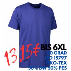 ARBEITS-T-SHIRT HERREN | PRO Wear light 310 von ID / Farbe: königsblau / 50% BAUMWOLLE 50% POLYESTER - | MEIN-KASACK.de 