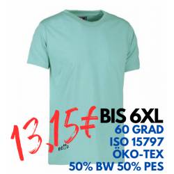 ARBEITS-T-SHIRT HERREN | PRO Wear light 310 von ID / Farbe: stovet aqua / 50% BAUMWOLLE 50% POLYESTER - | MEIN-KASACK.de