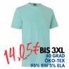 ARBEITS-T-SHIRT HERREN | Stretch Komfort 594 von ID / Farbe: Alt-aqua / 95% BAUMWOLLE 5% ELASTHAN - | MEIN-KASACK.de | k