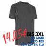 ARBEITS-T-SHIRT HERREN | Stretch Komfort 594 von ID / Farbe: Silber grau / 95% BAUMWOLLE 5% ELASTHAN - | MEIN-KASACK.de 