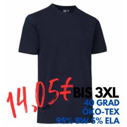 ARBEITS-T-SHIRT HERREN | Stretch Komfort 594 von ID / Farbe: Navy / 95% BAUMWOLLE 5% ELASTHAN - | MEIN-KASACK.de | kasac